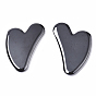 Heart Shape Magnetic Synthetic Hematite Gua Sha, for Face to Lift, Decrease Puffiness and Tighten