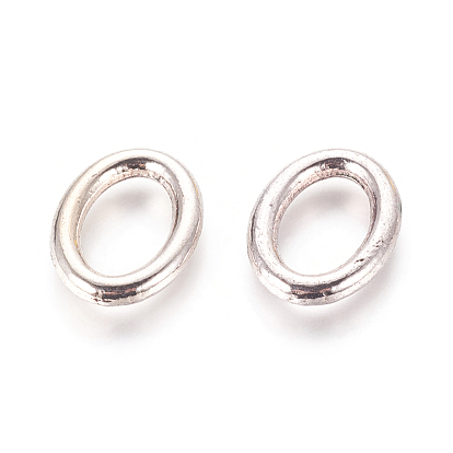 Tibetan Style Linking Rings, Lead Free & Cadmium Free, Oval Ring