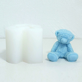 Bear Candle Silicone Molds, For Scented Candle Making