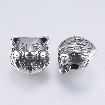 304 Stainless Steel Beads, Bear