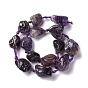 Natural Amethyst Beads Strands, Nuggets