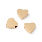 Ion Plating(IP) 304 Stainless Steel Bead, Heart