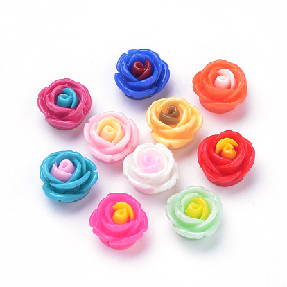 Resin Beads, Rose