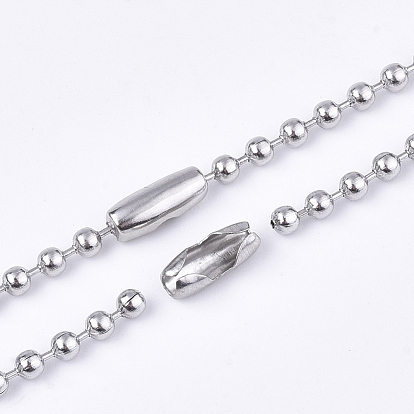 Тема Дня святого Валентина 304 ожерелья из нержавеющей стали, с шаровыми цепей, головоломка