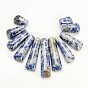 Natural Mixed Gemstone Beads Strands, Rectangle