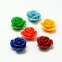 Synthetic Coral Beads, Flower, Dyed, 15x9mm, hole: 1mm