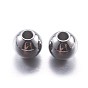 304 Stainless Steel Beads, Smooth, Round