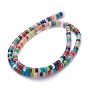 Natural & Synthetic Assorted Beads Strands, Heishi Beads, Flat Round/Disc