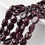 Nuggets Natural Garnet Bead Strands, 9~15x8~12x5~8mm, Hole: 1mm, about 15.7 inch