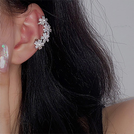 Delicate and Elegant Floral Ear Clip - Minimalist, Unique, Sophisticated.