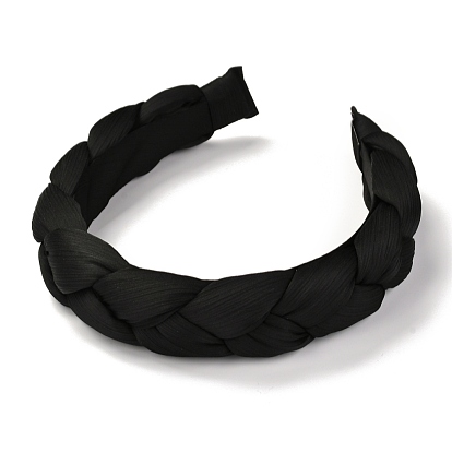 Plastic Hair Bands, with Cloth Covered