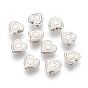 CCB Plastic Beads, Heart, 11x11x4mm, Hole: 1mm