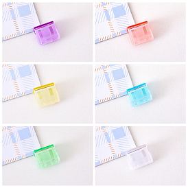 Plastic Spring Clips, Bookmark Marking Clip for Paper Document, School Office Supplies