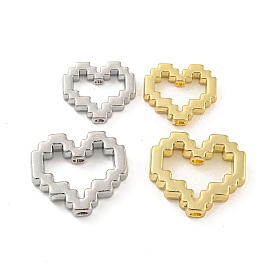 Alloy Beads, Long-Lasting Plated, Lead Free & Cadmium Free & Nickel Free, Heart Shape