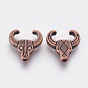 Tibetan Style Alloy Beads, Cattle, Lead Free and Cadmium Free