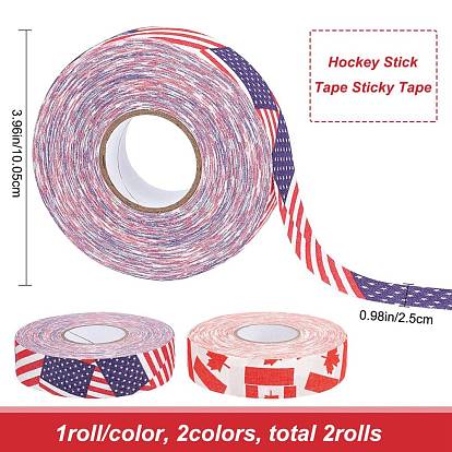 Gorgecraft 2 rollos 2 colores cinta adhesiva bockey, cinta adhesiva poliéster texturizado, para embalaje bockey