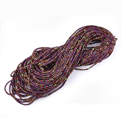 Cuerdas de tela de estilo étnico, con cordón de algodón en el interior