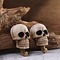 Resin Hook Hangers, Key Holder Wall Mounted Hooks, Skull Head