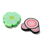Handmade Luminous Polymer Clay Cabochons, for DIY Jewelry Crafts Supplies, Glow in the Dark, Mixed Shape