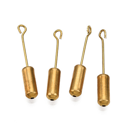 Rack Plating Brass Pins, Lapel Pins, with Plug, DIY Accessories, for Brooch Making
