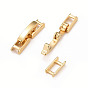 Eco-Friendly Brass Watch Band Clasps, Long-Lasting Plated, Lead Free & Cadmium Free