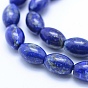 Lapis-lazuli, brins de perles naturels , Grade a, riz