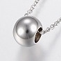 304 définit bijoux en acier inoxydable, pendentifs et boucles d'oreille, ronde