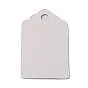 Paper Gift Tags, Hang Tags, for Jewelry Display, Arts and Crafts, Wedding, Rectangle