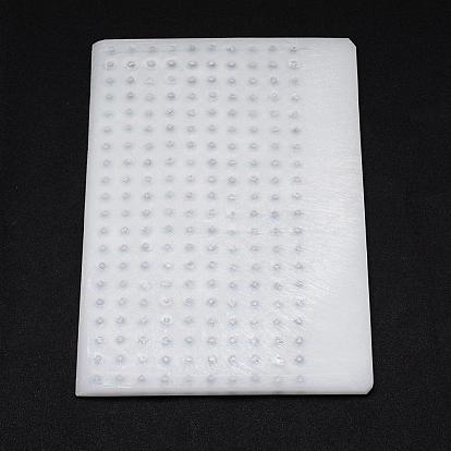 Plastic Bead Counter Boards, for Counting 10mm 200 Beads, Rectangle