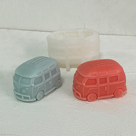 Bus Candle Silicone Molds, For Scented Candle Making