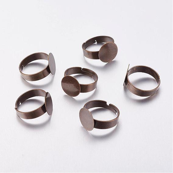 Laiton composants d'anneau de garniture, réglable, sans plomb et sans cadmium, 18mm