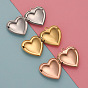 Stainless Steel Locket Pendants, Photo Frame Charms for Necklaces, Heart