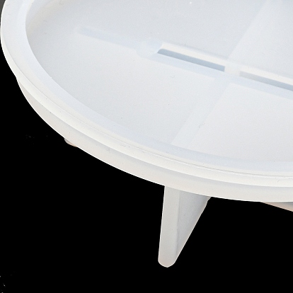 Boîte de rangement à motif de rayures/arc avec couvercle, moules en silicone pour bricolage, moules de résine, pour la résine UV, fabrication artisanale de résine époxy