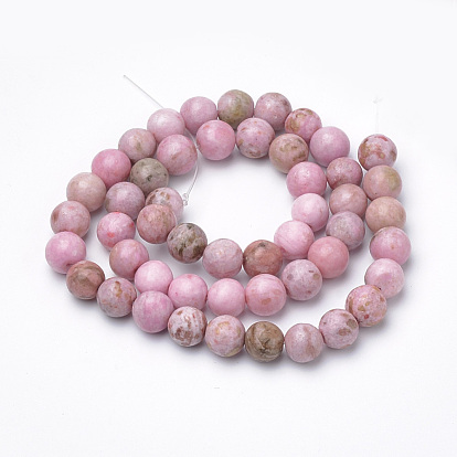 Natural Crazy Agate Beads Strands, Dyed, Round