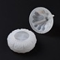 DIY Lotus Shape Candlestick Silicone Molds, Candle Holder Molds, for Resin, Gesso, Cement Craft Making