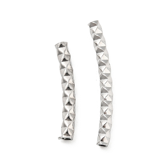 304 perlas de tubo de acero inoxidable, Corte de diamante, tubo curvado