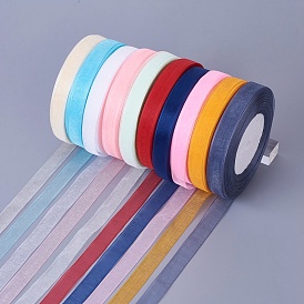 Sheer Organza Ribbon, DIY Material for Ribbon, 1/2 inch (12mm), 500yards/group(457.2m/group)