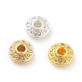 Rack Plating Alloy Beads, Long-Lasting Plated, Cadmium Free & Lead Free, Disc