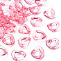 Transparent Acrylic Linking Rings, Quick Link Connectors, for Cable Chains Making, Twisted Oval