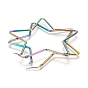304 Stainless Steel Hoop Earrings, Hypoallergenic Earrings, Star