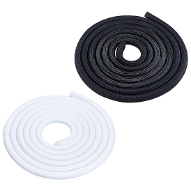 SUPERFINDINGS 6 Meter 2 Colors Cord Protector, Winding Pipe Spiral Cable Sleeve, Wrapping Tube Cable Sleeve