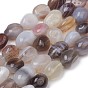 Naturelles agate Botswana chapelets de perles, nuggets, pierre tombée