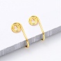 Brass Nose Rings, Nose Cuff Non Piercing, Clip on Nose Ring for Women Men, Vortex