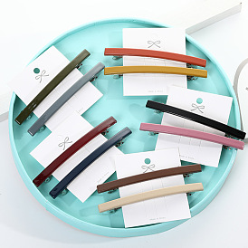 Minimalist Acrylic Hair Clip Set for Women, Duckbill and Alligator Clips for Makeup, Washing Face and Styling.