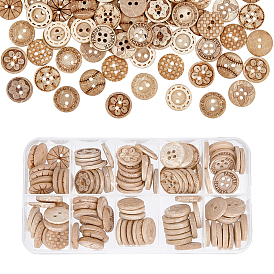 Wooden Buttons, for Sewing Crafting