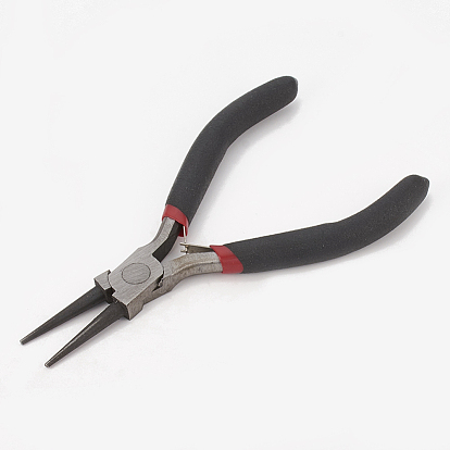 45# Carbon Steel Jewelry Plier Sets, including Wire Cutter Plier, Round Nose Plier, Side Cutting Plier and Crimping Plier