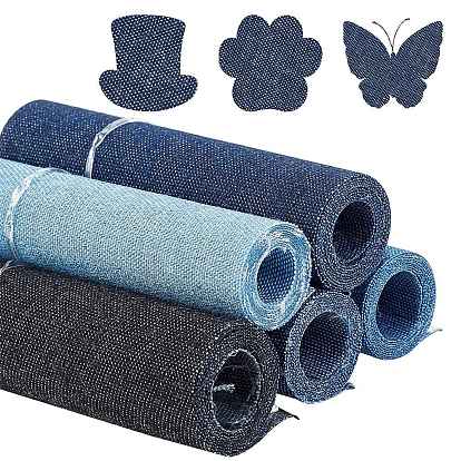 Parches de jean gorgecraft, para coser / planchar parches de mezclilla, reparación de ropa, Planchar / coser parches de tela, accesorios de vestuario