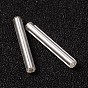 Стеклярус, серебро , 21~25x3 мм, отверстия: 0.5 mm, о 1900 шт / один фунт