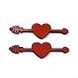 Colgantes de acrílico, tema del día de San Valentín, sobre/dedo entrelazado/amante/encantos de corazón