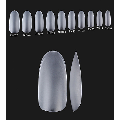 Абс пластик матовые бесшовные накладные ногти, инструмент для маникюра для ногтей